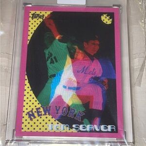 Topps 70 Tom Seaver Baseball Card by Artist Claw Money